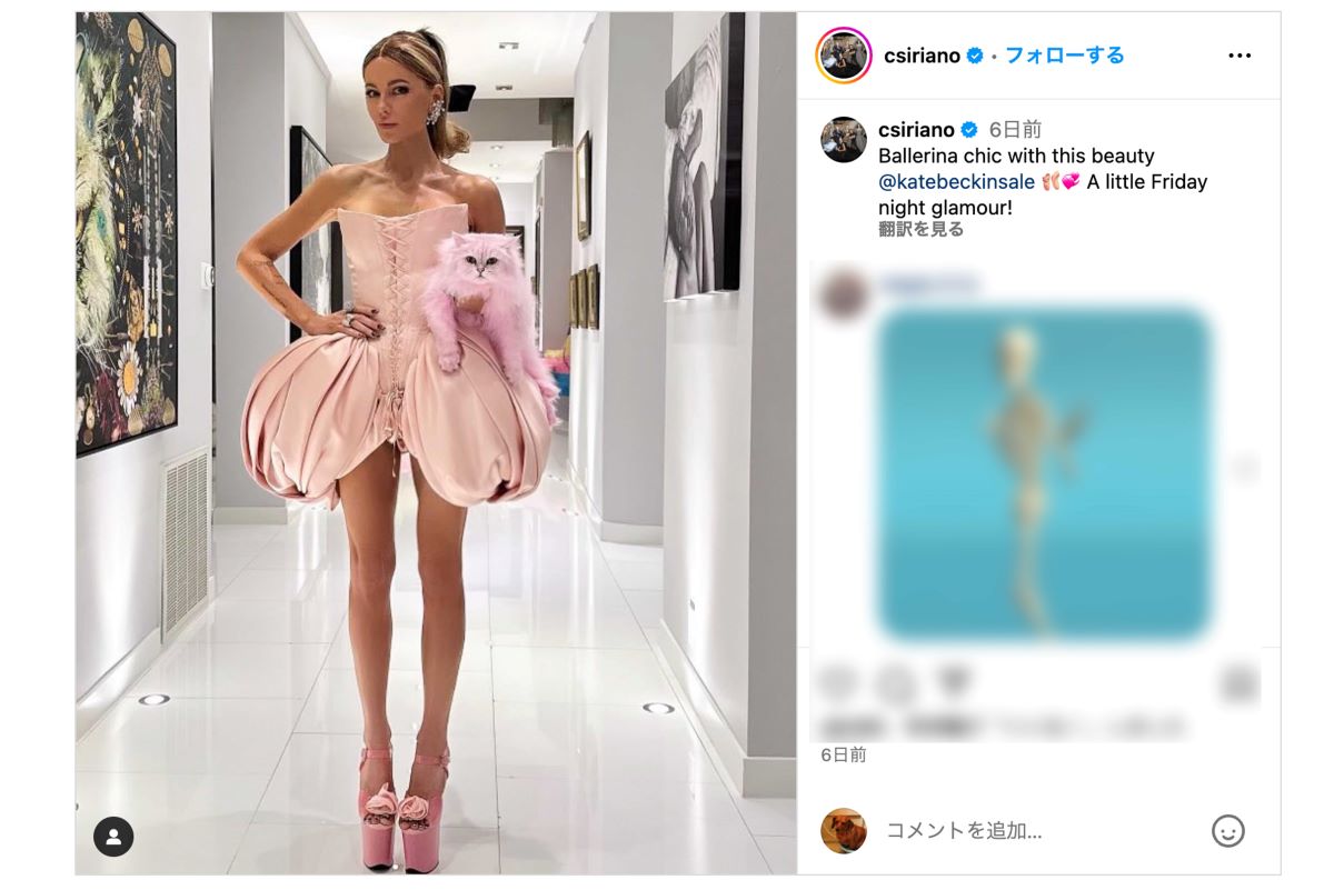 【海外】“イングランドのNo.1美女”が着用したドレスが・・・「まるで睾丸みたい」